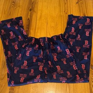 Men’s Boston Red Sox Navy & Red Pajama Pants